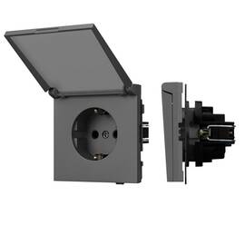 Механизм розетки влагозащищённый SCT-TENDO-MCP-SFPL-GR (230V, 16A) 054601