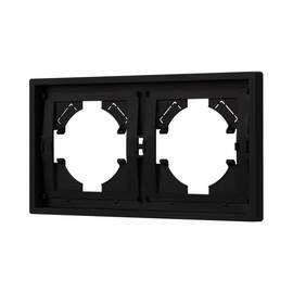 Рамка пластиковая на 2 поста Arlight FRM-TENDO-SFPL-2-BK 054646