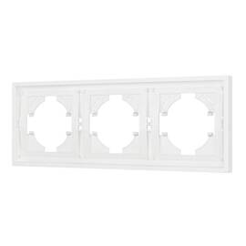 Рамка пластиковая на 3 поста Arlight FRM-TENDO-SFPL-3-WH 054653