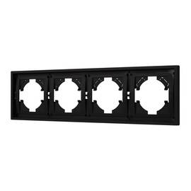 Рамка пластиковая на 4 поста Arlight FRM-TENDO-SFPL-4-BK 054654