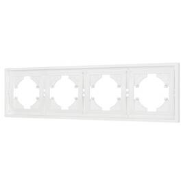 Рамка пластиковая на 4 поста Arlight FRM-TENDO-SFPL-4-WH 054656