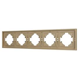 Рамка пластиковая на 5 постов Arlight FRM-TENDO-SFPL-5-GD 054658