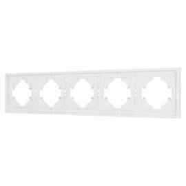 Рамка пластиковая на 5 постов Arlight FRM-TENDO-SFPL-5-WH 054660