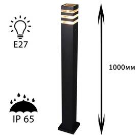 Ландшафтный светильник Reluce 09979-0.7-001KT 1,0M E27 BK