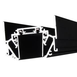 Магнитный шинопровод для натяжных потолков (гарпун) Reluce RL 06300 track rail 3000mm BK