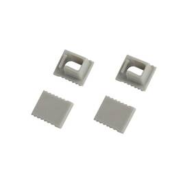 Набор заглушек Эра 0709-3 для профиля 0709 2шт глухие 2шт с отверстием