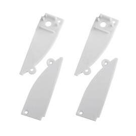 Набор заглушек Эра 9818-3 профиля 9818 2шт глухие 2шт с отверстием