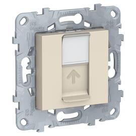 Розетка компьютерная RJ45 Schneider Electric Unica New Cat. 5е UTP NU541144