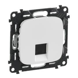 Информационная розетка RJ45 Legrand Valena Allure белая 753740