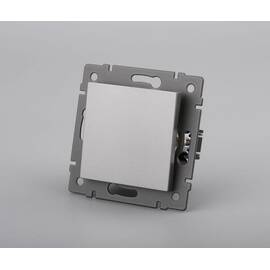 Механизм выключателя одноклавишный перекрёстный Arlight SWT-MKX1-PL-GR-V (250V, 10A) 049877
