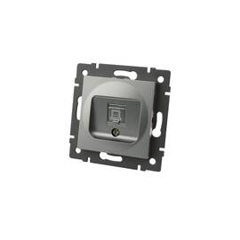 Механизм компьютерной розетки Arlight SCT-MPC1-PL-GR-V (RJ-45, CAT6) 049848