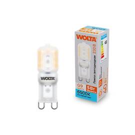 Светодиодная лампа WOLTA 5Вт 6500K G9 матовая WSTD-JCD-5W6KG9-P