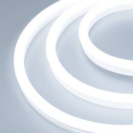 Светодиодная герметичная лента Arlight WAVE-SIDE-A120-12x25mm 230V White6000 (12 W/m, IP67, 50m, wir