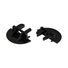Заглушка Arlight для MIC-FS-R черная с отверстием 047224