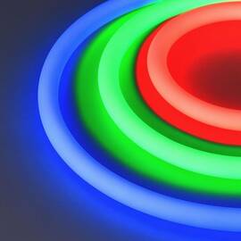 Светодиодная герметичная лента Arlight WAVE-TOP-A240-18x15mm 24V RGB (10 W/m, IP54, 5m, wire x1) 052