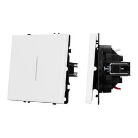 Механизм выключателя одноклавишный непроходной Arlight LED SWT-NOBE-MK01-SFPL-L-WH (230V, 10A) 05423