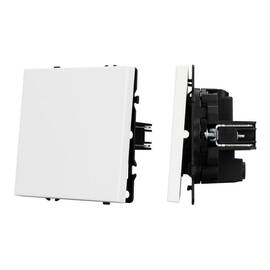 Механизм выключателя одноклавишный перекрёстный Arlight SWT-NOBE-MKX1-SFPL-WH (230V, 10A) 054234