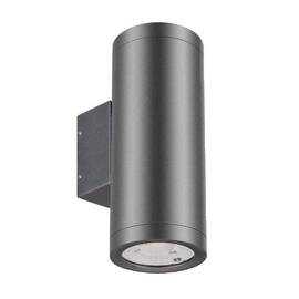 Уличный настенный светильник Arlight LGD-RAY-WALL-TWIN-R65-2x9W Warm3000 (GR, 23 deg, 230V) (IP65 Ме