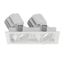 Встраиваемый карданный светильник Arlight MS-VORTEX-BUILT-S250x140-2x30W Warm3000 (WH-WH, 30 deg, 23