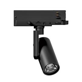 Трековый трехфазный светильник Arlight LGD-ARTIFACT-4TR-R65-18W Warm3000-MIX (BK, 20 deg., DALI, 230