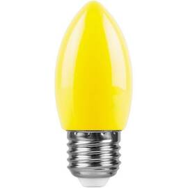 Лампа светодиодная Feron E27 1W желтая LB-376 25927