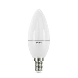 Лампа светодиодная диммируемая Gauss E14 7W 6500K матовая 103101307-D