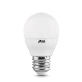 Лампа светодиодная диммируемая Gauss E27 7W 6500K матовая 105102307-D