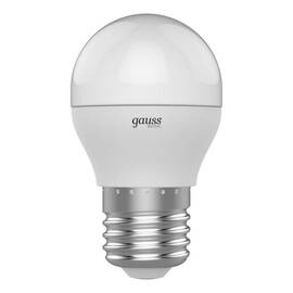 Лампа светодиодная Gauss E27 7,5W 4100К матовая 1053228