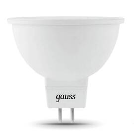 Лампа светодиодная Gauss GU5,3 7W 3000K прозрачная 101505107