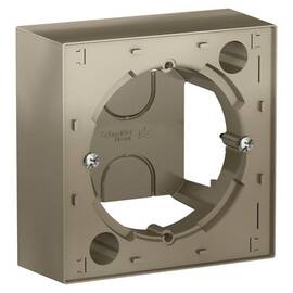 Коробка для наружного монтажа Systeme Electric AtlasDesign шампань ATN000500