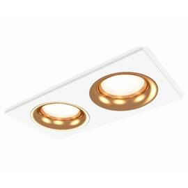 Комплект встраиваемого светильника Ambrella light Techno Spot XC7635005 SWH/PYG белый песок/золото желтое полированное (C7635, N7014)