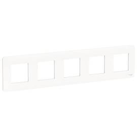 Рамка 5-постовая Schneider Electric Unica New NU201018