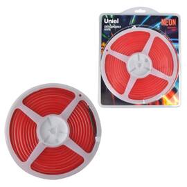Светодиодная лента Uniel ULS-N01-2835-120LED/m-6mm-IP67-DC12V-9W/m-5M-RED блистер