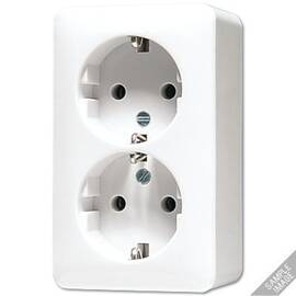 Розетка 2K+З двухместная Jung 6020A