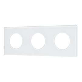 Рамка стеклянная на 3 поста Arlight FRM-GLARE-GC-3-WH 043838