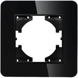 Рамка стеклянная на 1 пост Arlight FRM-OMALI-GS-1-BK 049662