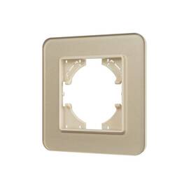 Рамка стеклянная на 1 пост Arlight FRM-OMALI-GS-1-GD 049667
