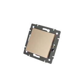 Механизм выключателя одноклавишный перекрёстный Arlight SWT-MKX1-PL-GD-V (250V, 10A) 049878