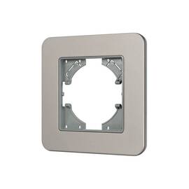 Рамка алюминиевая на 1 пост Arlight FRM-AKIRY-SFAL-1-SR 049684