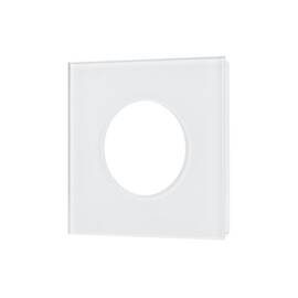 Рамка стеклянная на 1 пост Arlight FRM-GLARE-GC-1-WH 043832