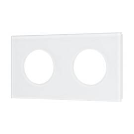 Рамка стеклянная на 2 поста Arlight FRM-GLARE-GC-2-WH 043835