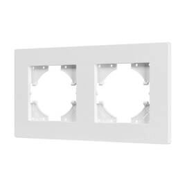 Рамка на 2 поста пластиковая Arlight FRM-PERIO-PL-2-WH 049750