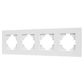 Рамка на 4 поста пластиковая Arlight FRM-PERIO-PL-4-WH 049758