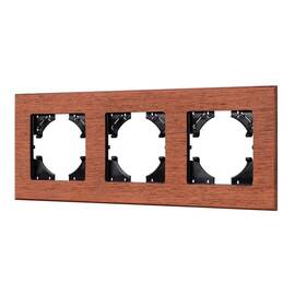 Рамка на 3 поста из натурального дерева Arlight FRM-XSILO-WD-3-NL 050873