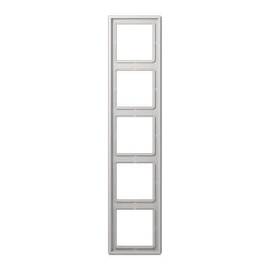 Рамка 5-постовая Jung LS 990 светло-серая LS985LG