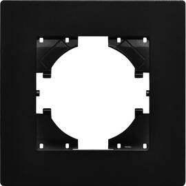 Рамка пластиковая на 1 пост Arlight FRM-PERIO-PL-1-BK 049689
