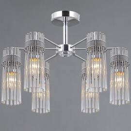 Люстра на штанге Illumico IL0761-6CSQ-25 CR GENOA