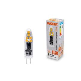 Светодиодная лампа WOLTA 3Вт 4000K G4 матовая WSTD-JC-12V3W4KG4-P