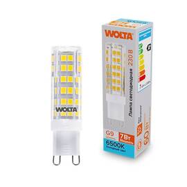 Светодиодная лампа WOLTA 7Вт 6500K G9 кукуруза матовая WSTD-JCD-7W6KG9-C