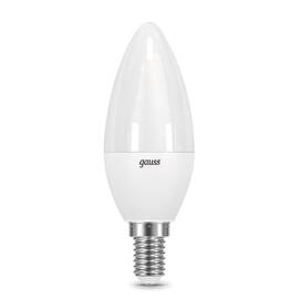 Лампа светодиодная Gauss E14 10W 6500K матовая 33130